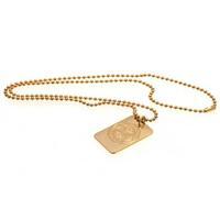 Celtic F.C. Gold Plated Dog Tag &amp;amp; Chain