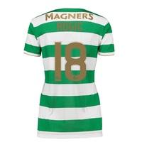 Celtic Home Shirt 2017-18 - Womens with Rogic 18 printing, Green/White