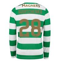 celtic home shirt 2017 18 long sleeve with sviatchenko 28 printing gre ...