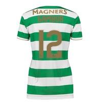 Celtic Home Shirt 2017-18 - Womens with Gamboa 12 printing, Green/White