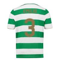 Celtic Home Shirt 2017-18 - No Sponsor with Izaguirre 3 printing, Green/White