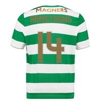 Celtic Home Shirt 2017-18 with Armstrong 14 printing, Green/White