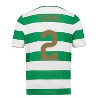 Celtic Home Shirt 2017-18 - No Sponsor with Toure 2 printing, Green/White