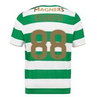 Celtic Home Shirt 2017-18 with Kouassi 88 printing, Green/White