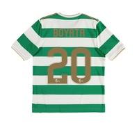 Celtic Home Shirt 2017-18 - Kids with Boyata 20 printing, Green/White