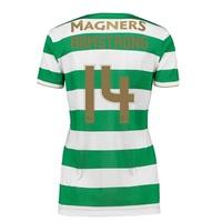 Celtic Home Shirt 2017-18 - Womens with Armstrong 14 printing, Green/White