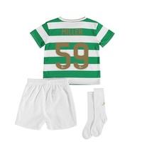 Celtic Home Infant Kit 2017-18 with Miller 59 printing, Green/White