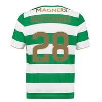 Celtic Home Shirt 2017-18 with Sviatchenko 28 printing, Green/White