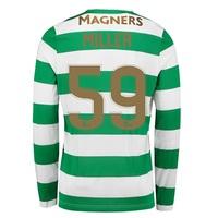 celtic home shirt 2017 18 long sleeve with miller 59 printing greenwhi ...