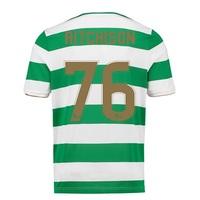 Celtic Home Shirt 2017-18 - No Sponsor with Aitchison 76 printing, Green/White