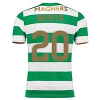 Celtic Home Elite Shirt 2017-18 with Boyata 20 printing, Green/White