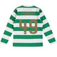 Celtic Home Shirt 2017-18 - Long Sleeve - Kids with Forrest 49 printin, Green/White