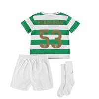 Celtic Home Infant Kit 2017-18 with Henderson 53 printing, Green/White