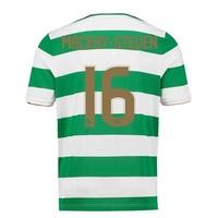 Celtic Home Shirt 2017-18 - No Sponsor with Mackay-Steven 16 printing, Green/White