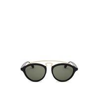 Celia Black Metal Detail Sunglasses