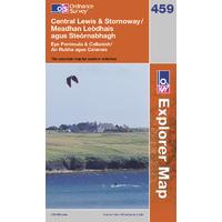 Central Lewis & Stornoway - OS Explorer Active Map Sheet Number 459