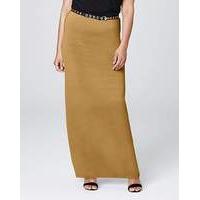 Centre Back Split Maxi Skirt