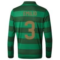 celtic away shirt 2017 18 long sleeve kids with izaguirre 3 printi bla ...