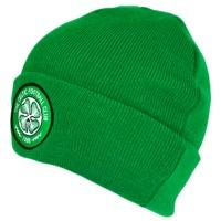 celtic cuff knitted hat green