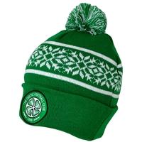 Celtic Green Cuff Knitted Hat