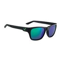 cebe hacker sportactive sunglasses shiny black green frame 1500 grey f ...