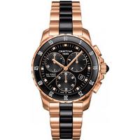 Certina Watch DS First Lady Ceramic Chrono Quartz