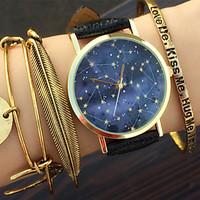 Celestial Blueprint Watch Constellations Vintage Space Unisex Fashion Watch Women\'s Watch Men\'s Watch Astronomy Gift Idea Cool Watches Unique Watches