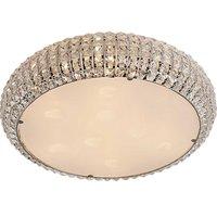 CFH905262/09/PL/CH Rome 9 Lt Crystal Semi Flush Ceiling Light