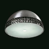 CFH211161/04/SMK/PL Polo 4 Light Smokey Flush Ceiling Light