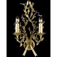 CF00699/2WB 2 light italiano crystal wall light