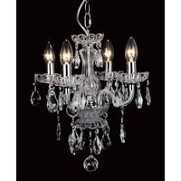 cf21109304clr rodeo 4 light clear ceiling chandelier