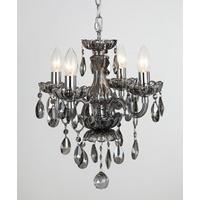 cf21109304smk rodeo 4 light smokey ceiling chandelier