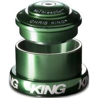 chris king 3 inset tapered headset green