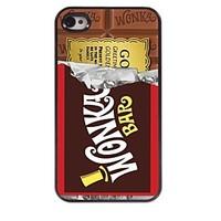 chocolate design aluminum hard case for iphone 44s