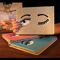 Charming Big Eyes PU Protective Case Cover with Stand for iPad mini 1/mini 2/mini 3(Assorted Colors)