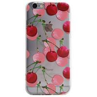 Cherry Pattern High Permeability TPU Material Phone Case For iPhone 6s 6Plus SE 5S 5