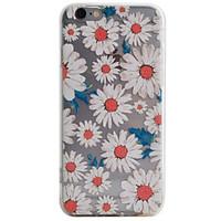 Chrysanthemum Pattern High Permeability TPU Material Phone Case For iPhone 6s 6Plus SE 5S 5