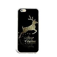 Christmas deer TPU Fashion of Coloured Drawing Case For iPhone 7 7 Plus 6s 6 Plus SE 5s 5