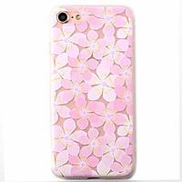 Cherry Blossoms Pattern High Quality Scrub TPU Material Soft Phone Case For iPhone 7 7 Plus 6S 6Plus