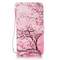 Cherry Tree 3D Painted Patterns PU Leather Case Cover For Samsung GalaxyS7 edge/S7/S6 edge plus/S6 edge/S6/S5/S4