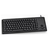 cherry g84 4400 compact ultra slim trackball keyboard usb black