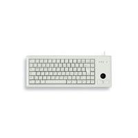 Cherry Usb Compact Mechanical Keyboard Light Grey With Integrated 2 Button Trackball