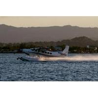 champagne sunset seaplane flight in san juan