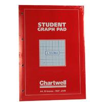 Chartwell Graph Pad A4 Red