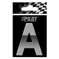 Chrome Self Adhesive Letter A