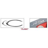 Chrome Flash Self Adhesive Car Emblem