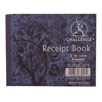 challenge duplicate book receipt 105x130 5 pack