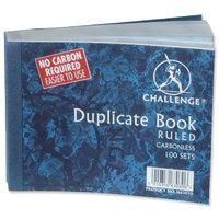 Challenge Carbonless Dup Bk 105x130mm Ft - 5 Pack