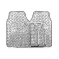 Checker Plate Mat Sets - Silver