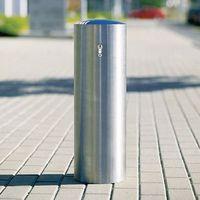 chichester bollard 1 000 x 204mm diam domed head sub surface fix stain ...